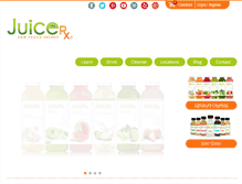 Tablet Screenshot of drinkjuicerx.com